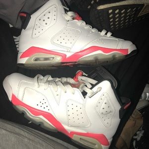Infrared Retro 6’s Size 5.5Y.